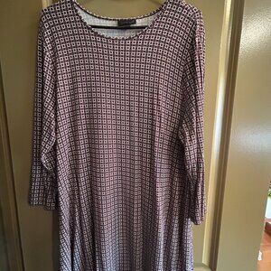 JJill Multi-color Wearever Tunic, L